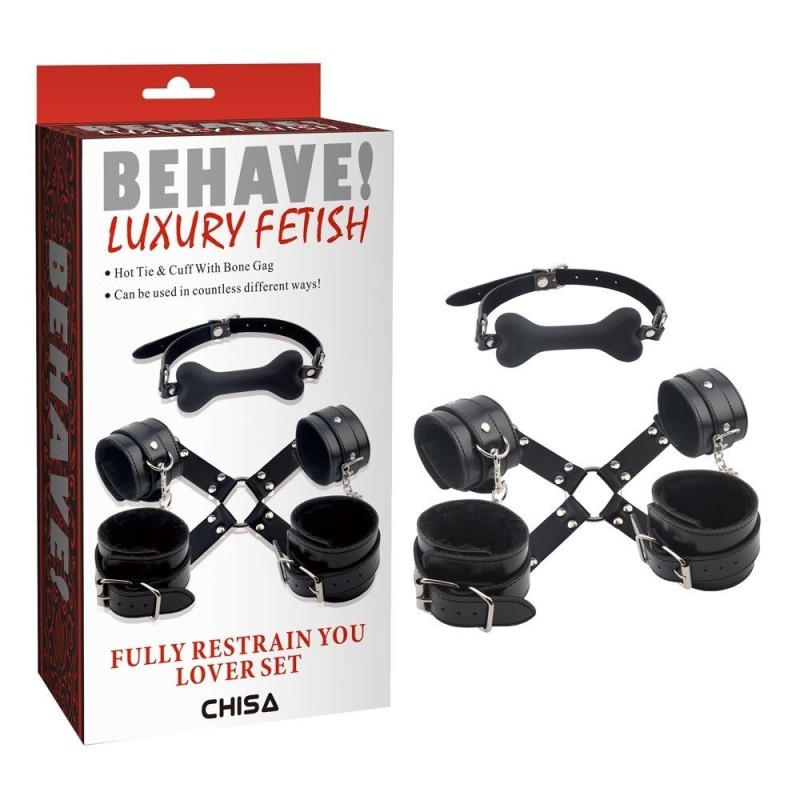 Chisa Fully Restrain You Lover Set - Black