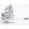 FAAK Chastity Cage 01 w Catheter 45mm - Silver