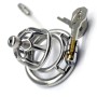 FAAK Chastity Cage 01 w Catheter 45mm - Silver