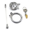 FAAK Chastity Cage 01 w Catheter 45mm - Silver