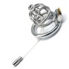 FAAK Chastity Cage 01 w Catheter 45mm - Silver