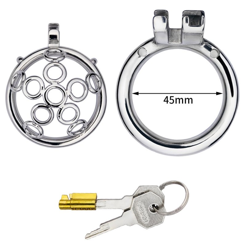 FAAK Chastity Cage 170 45mm - Silver
