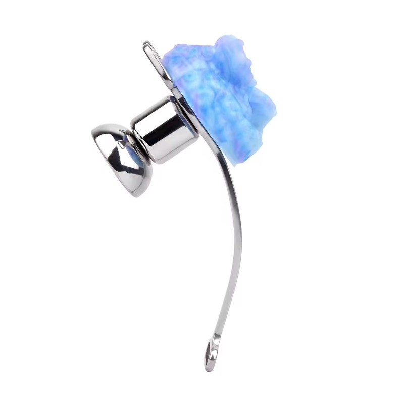 FAAK Sissy Chasity Belt w Butterfly - Ice Dragon