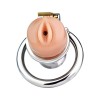 FAAK Pussy Chastity Cage w Cock Plug