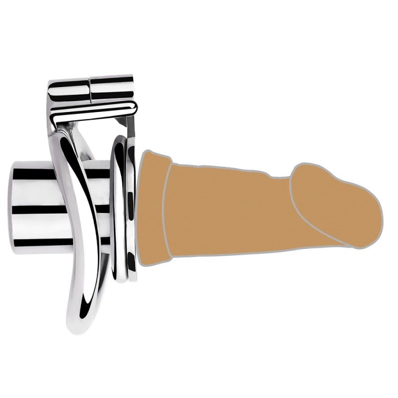 FAAK Chastity Cage w Dick 409 L-size
