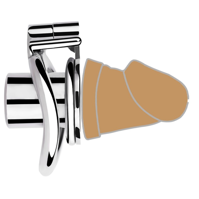 FAAK Chastity Cage w Dick 409 L-size