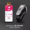 QIUI APP Controlled Chastity Device M - Black