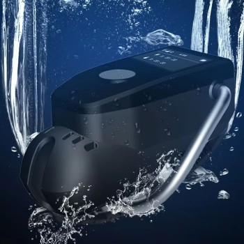 QIUI 3.0 App-Control Chastity Device S - Black