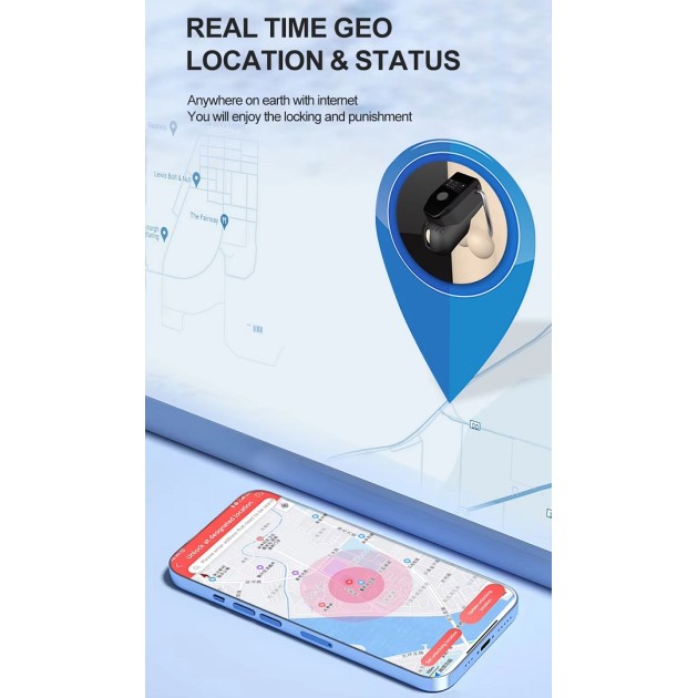 QIUI 3.0 App-Control Chastity Device S - Black