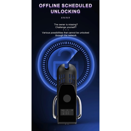 QIUI 3.0 App-Control Chastity Device S - Black