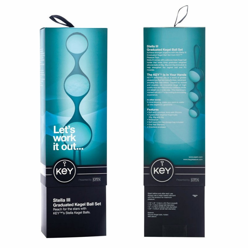 Key Stella III Kegel Exercise Balls - Pink