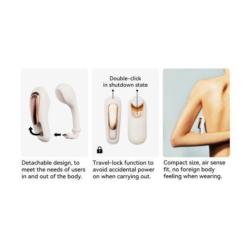 Qingnan Wearable Vibrator #6 - Beige