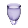 Satisfyer Feel Confident Menstrual Cup - Dark Blue