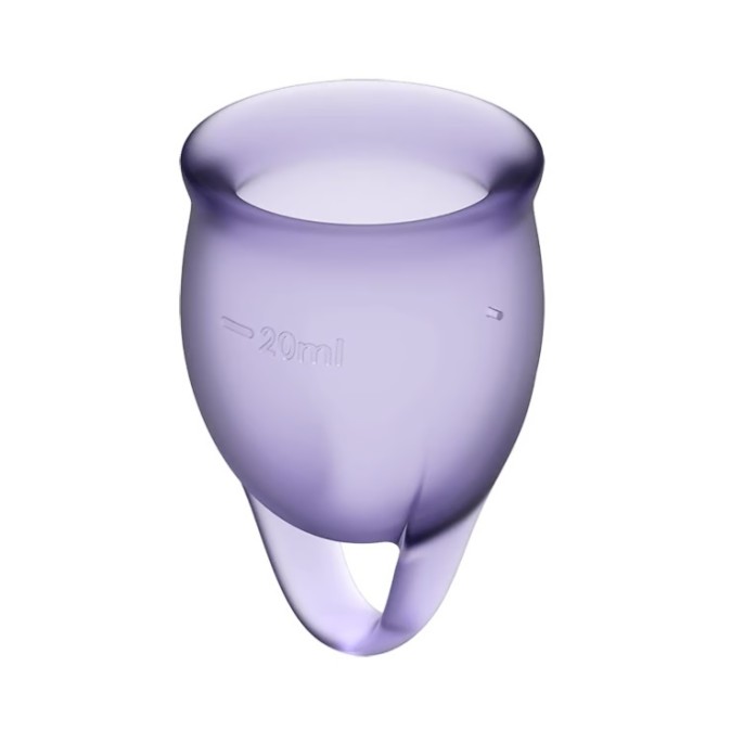 Satisfyer Feel Confident Menstrual Cup - Dark Blue