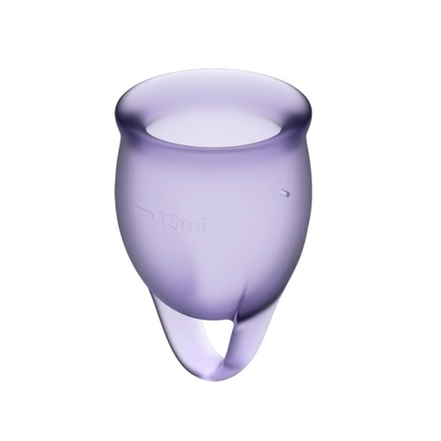 Satisfyer Feel Confident Menstrual Cup - Dark Blue
