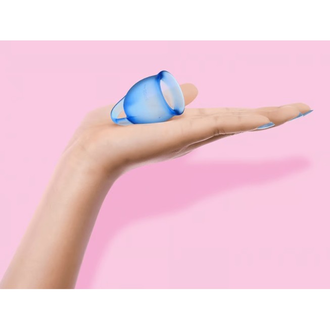 Satisfyer Feel Confident Menstrual Cup - Dark Blue