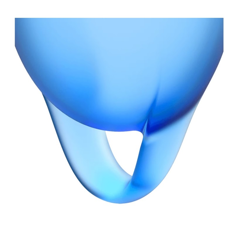 Satisfyer Feel Confident Menstrual Cup - Dark Blue