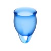 Satisfyer Feel Confident Menstrual Cup - Dark Blue