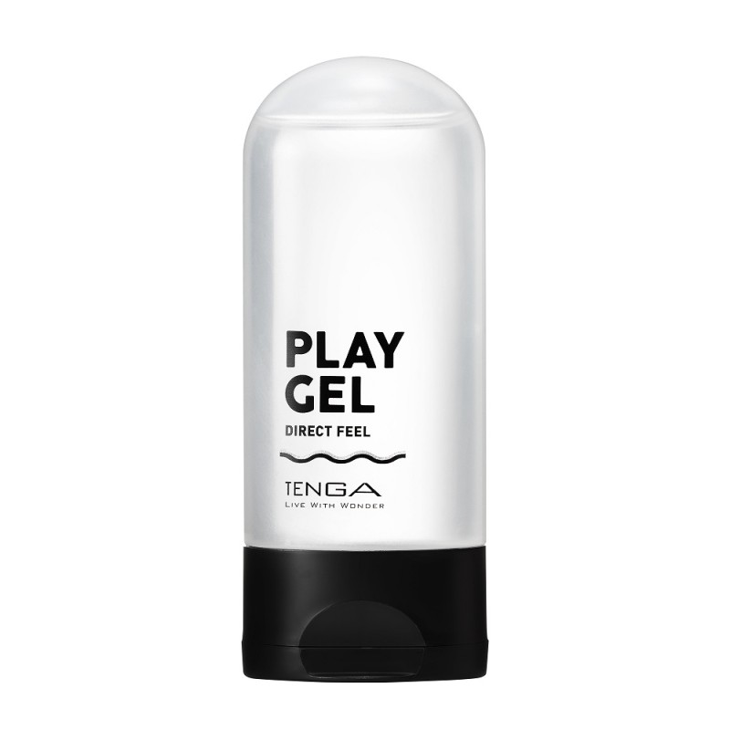 Tenga Play Gel Direct Feel Black Lube - 160ml