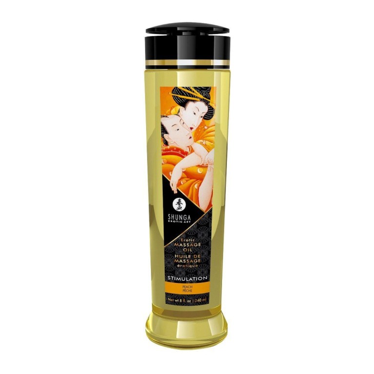 Shunga Stimulation Massage Oil Peach - 240ml