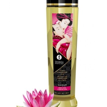 Shunga Amour Massage Oil Sweet Lotus - 240ml