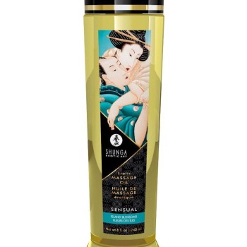 Shunga Sensual Massage Oil Island Blossoms - 240ml