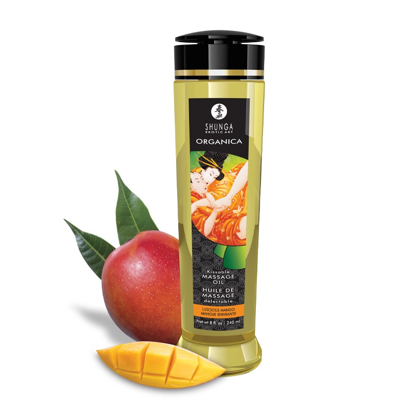 Shunga Organica Kissable Massage Oil Mango - 240ml