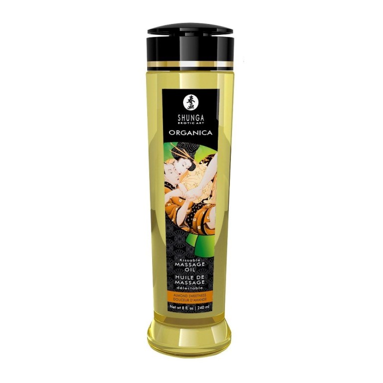 Shunga Organica Kissable Massage Oil Almond Sweetness - 240ml