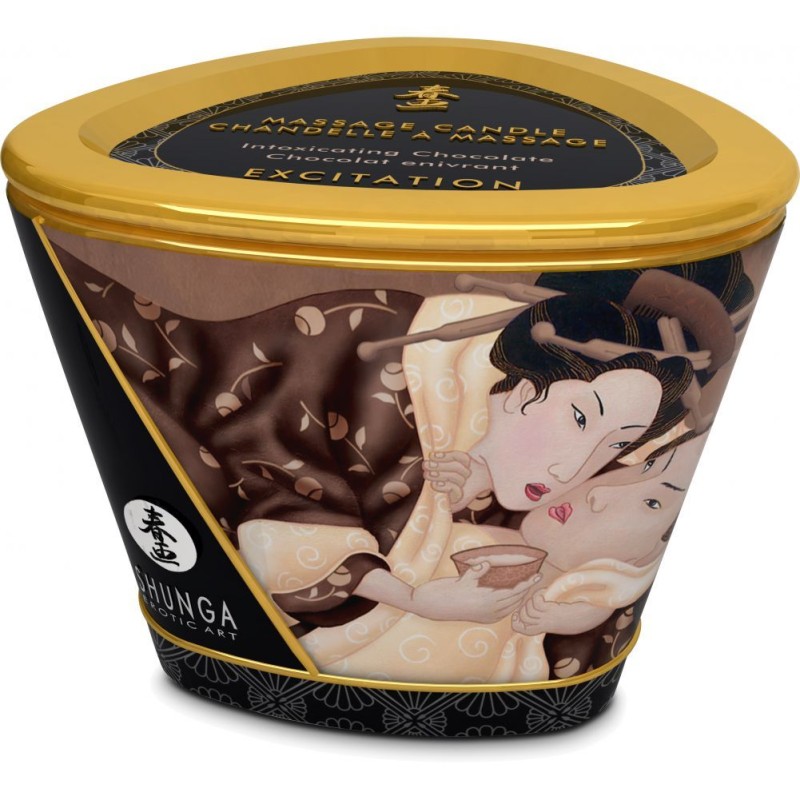Shunga Excitation Massage Candle Intoxicating Chocolate - 170ml