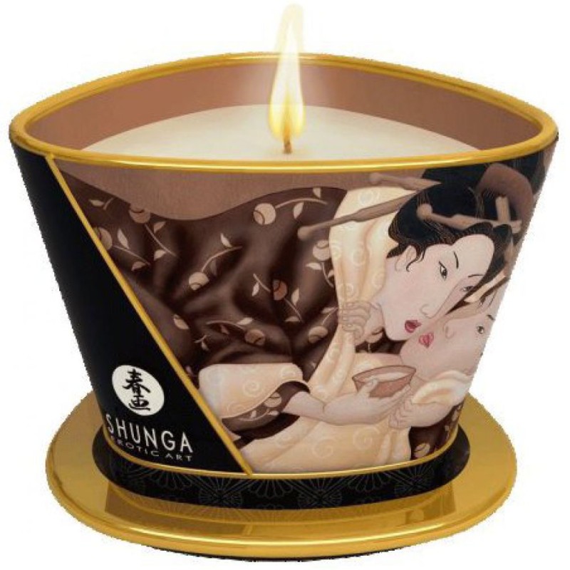 Shunga Excitation Massage Candle Intoxicating Chocolate - 170ml