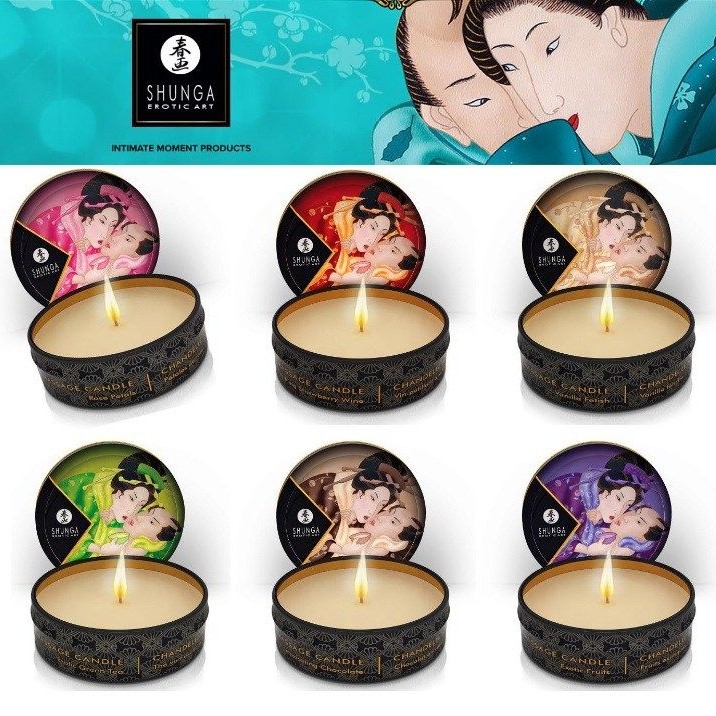 Shunga Libido Massage Candle Exotic Fruits - 30ml