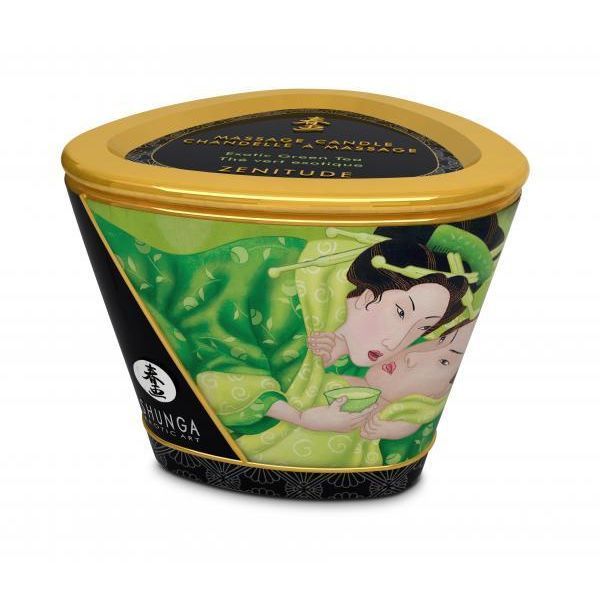 Shunga Zenitude Massage Candle Exotic Green Tea - 30ml
