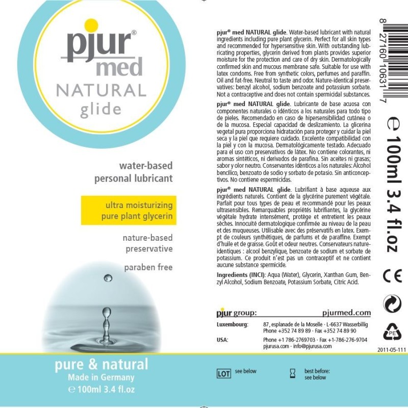Pjur Med Natural Glide - 100ml