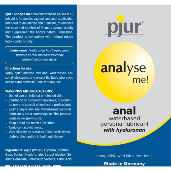 Pjur Analyse me! Comfort Water Anal Glide - 100ml