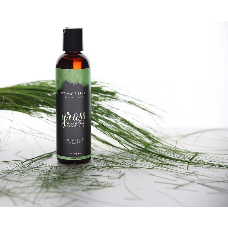 Intimate Earth Grass Massage Oil - 120ml