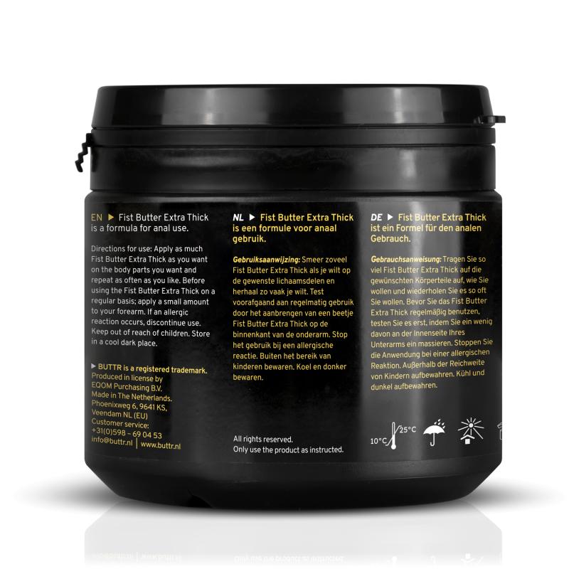 BUTTR Extra Thick Fisting Butter - 500ml