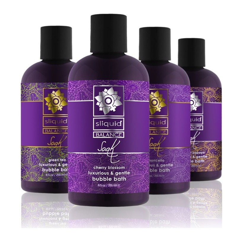 Sliquid Balance Soak - Green Tea Bubble Bath - 255ml