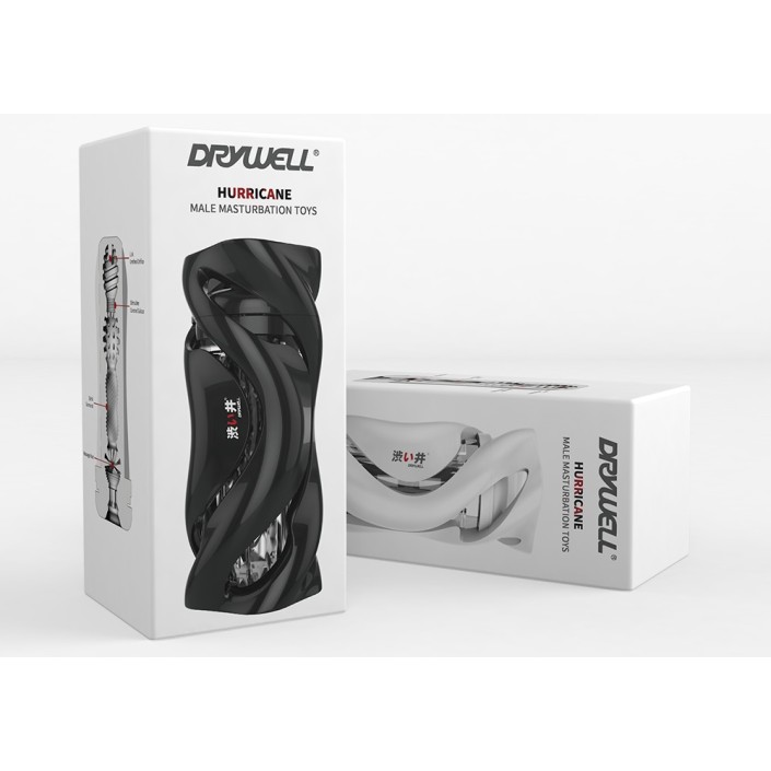 Drywell Hurricane Masturbator - White