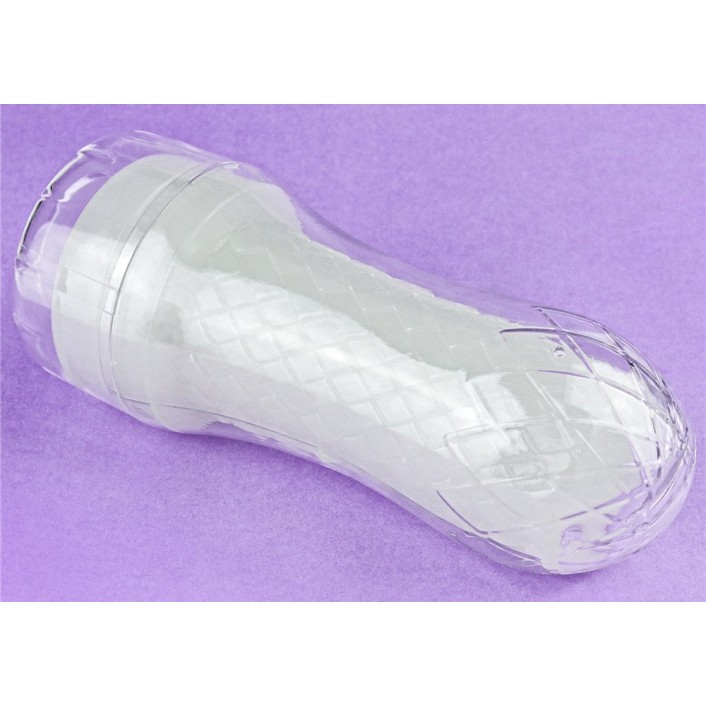 Lovetoy Lumino Play Pocketed Masturbator - Clear