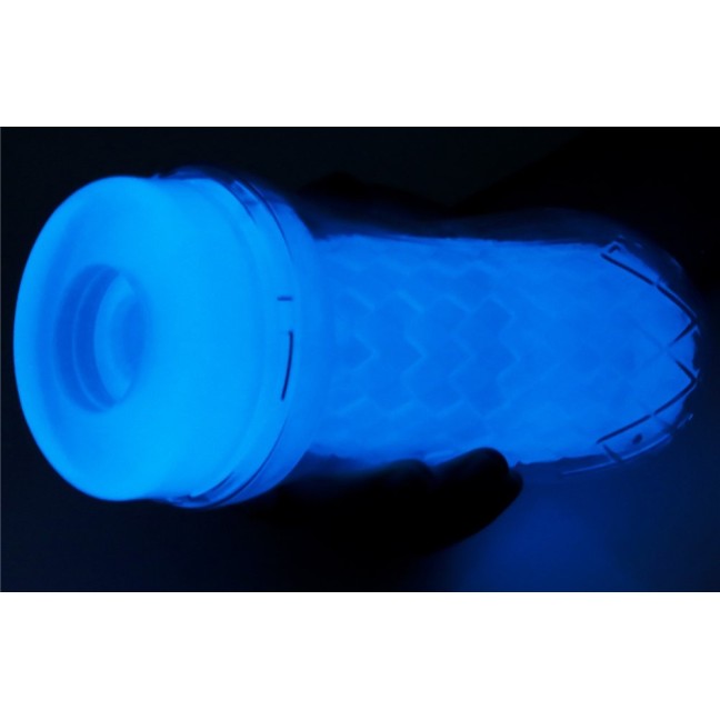 Lovetoy Lumino Play Pocketed Masturbator - Clear