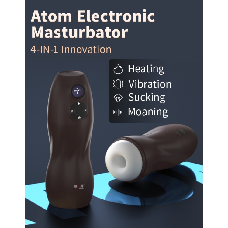 Drywell Atom Sucking Masturbator - Black