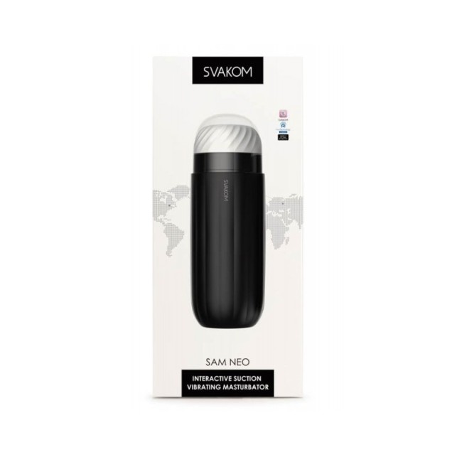 SVAKOM Sam Neo Interactive Masturbator - Black