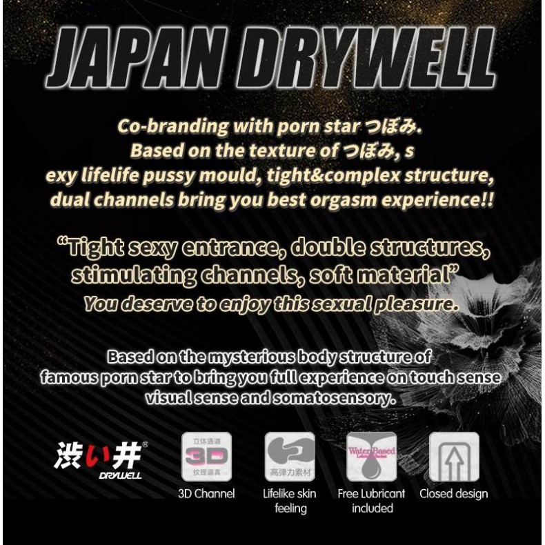 Drywell Tsubomi Lifelike Silicone Masturbator