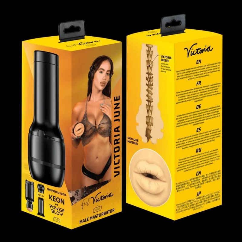 Kiiroo Feel Victoria June Mouth Masturbator