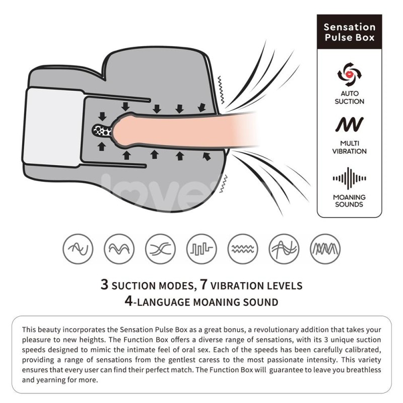 Lovetoy Streetgirl #14 Sensation Pulse Masturbator 2.5kg - Flesh