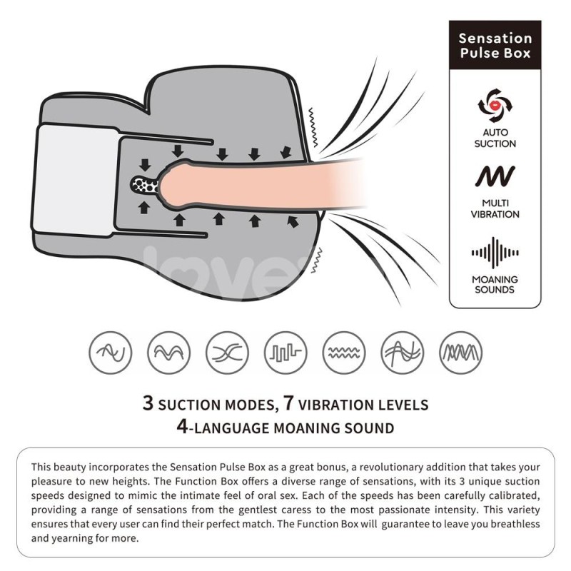 Lovetoy Streetgirl #14 Sensation Pulse Masturbator 2.5kg - Flesh