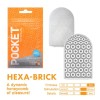 Tenga Pocket Block Hexa-Brick - Orange