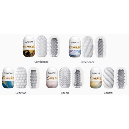 SVAKOM Hedy X 5 Mixed Textures Set