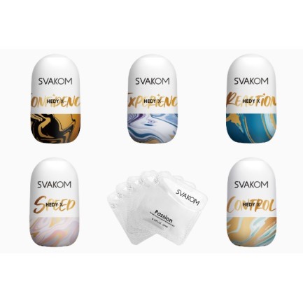 SVAKOM Hedy X 5 Mixed Textures Set