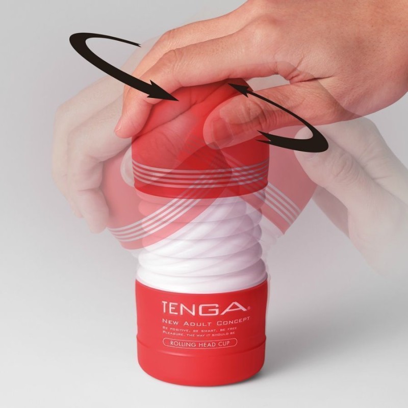 Tenga Rolling Head Cup Regular - Red (Renewal)